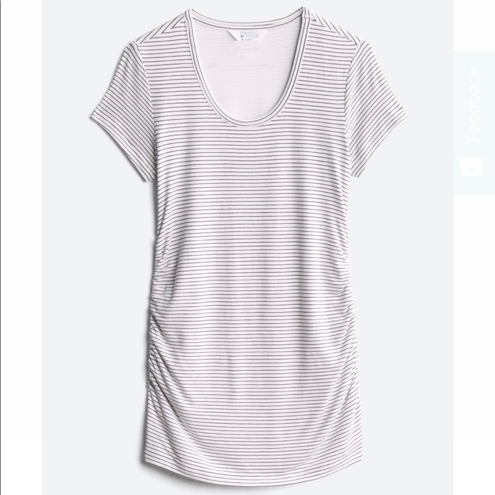 Market & Spruce maternity - Sollas Double Lined Knit Top, size small, striped